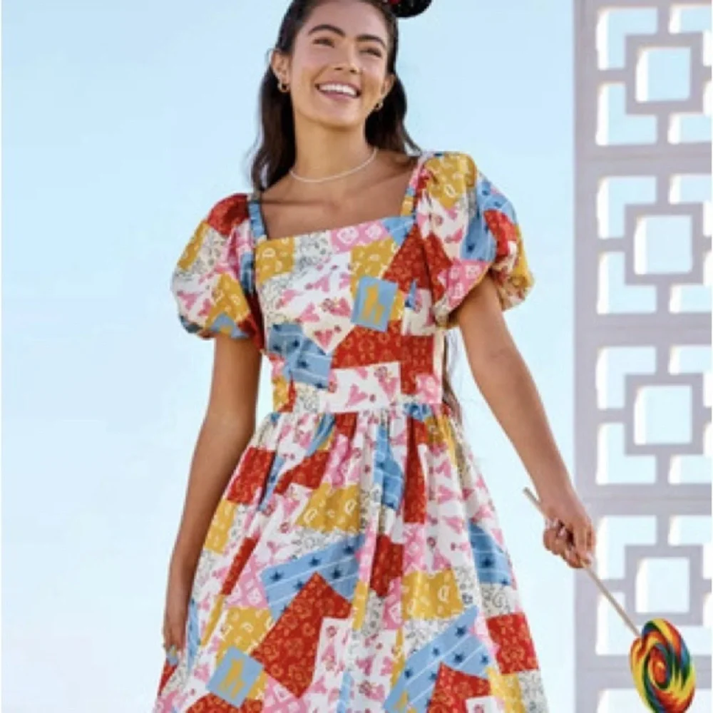Disney parks Colorful Patchwork Dress - Picture 6 of 9